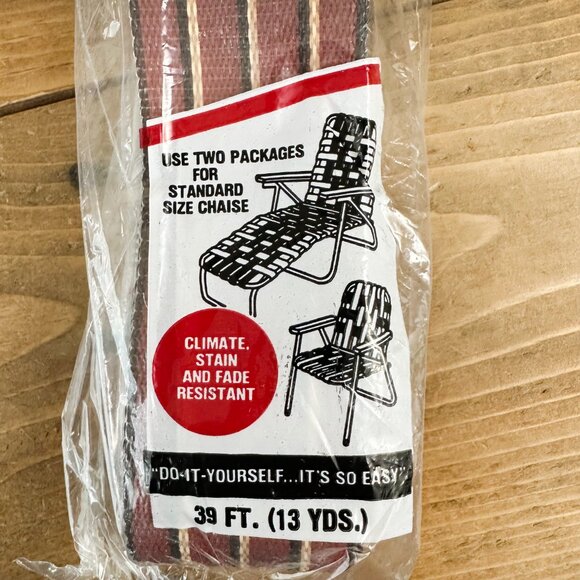 Vintage Wellington Chair Webbing Re-Web Kit Heavy Duty Polypropylene 39 FT - Picture 4 of 7